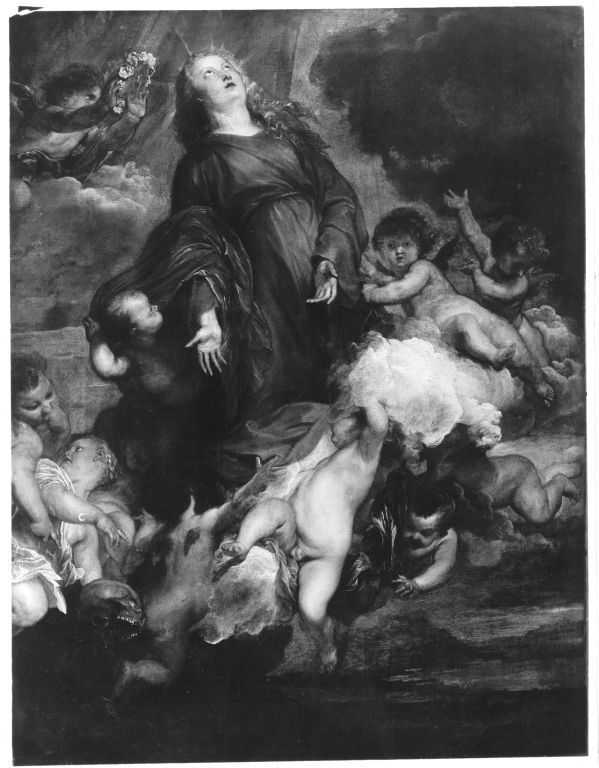 Ascension de Sainte Rosalie - Antoine van Dyck