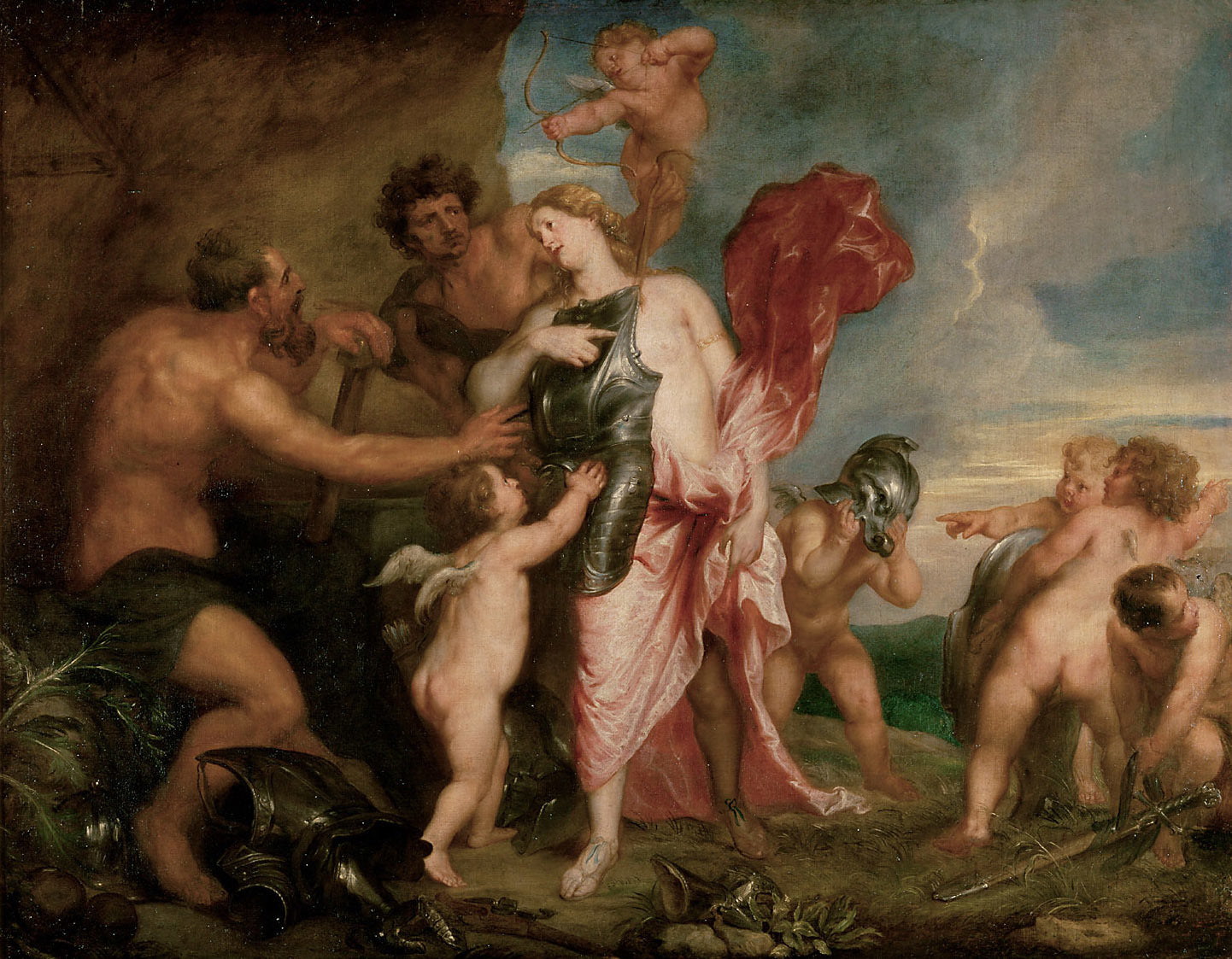 Thétis recevant d'Héphaïstos les armes pour Achille - Antoine van Dyck