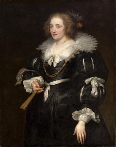 Portrait d'Amélie de Solms-Braunfels - Antoine van Dyck
