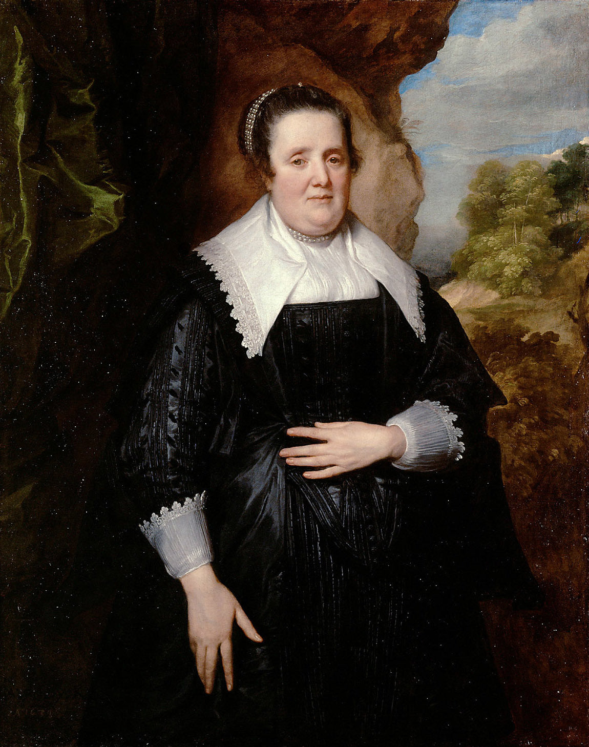 Portrait d'une vieille femme - Antoine van Dyck