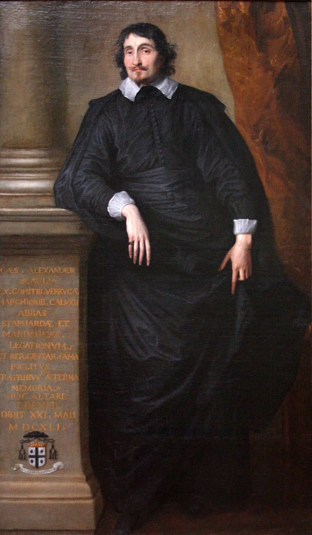 Cesare Alessandro Scaglia di Verrua, abbé de Staffarda et Mandanici - Antoine van Dyck
