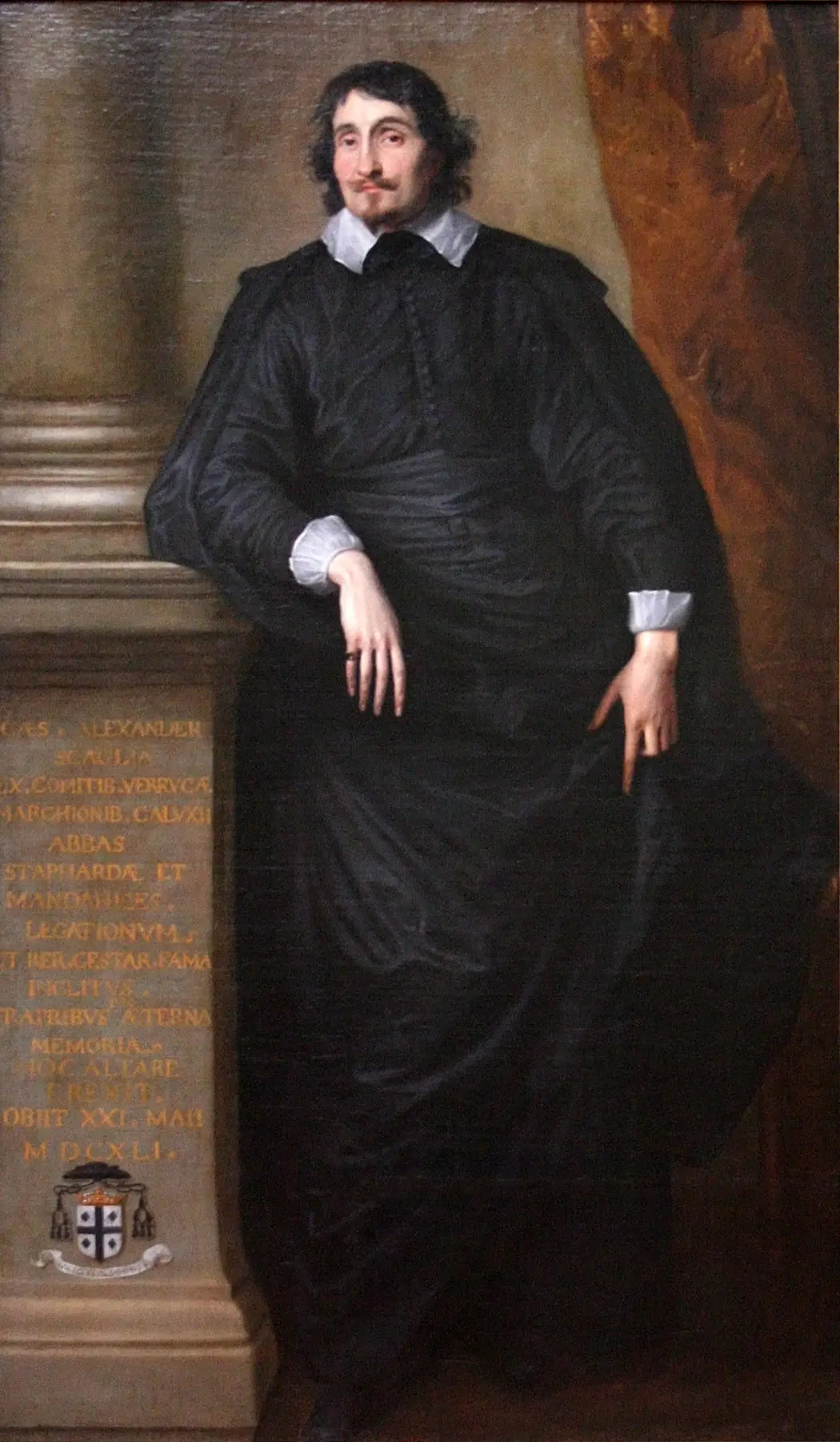 Cesare Alessandro Scaglia di Verrua abbé de Staffarda et Mandanici - Antoine van Dyck - Alpha Reproduction