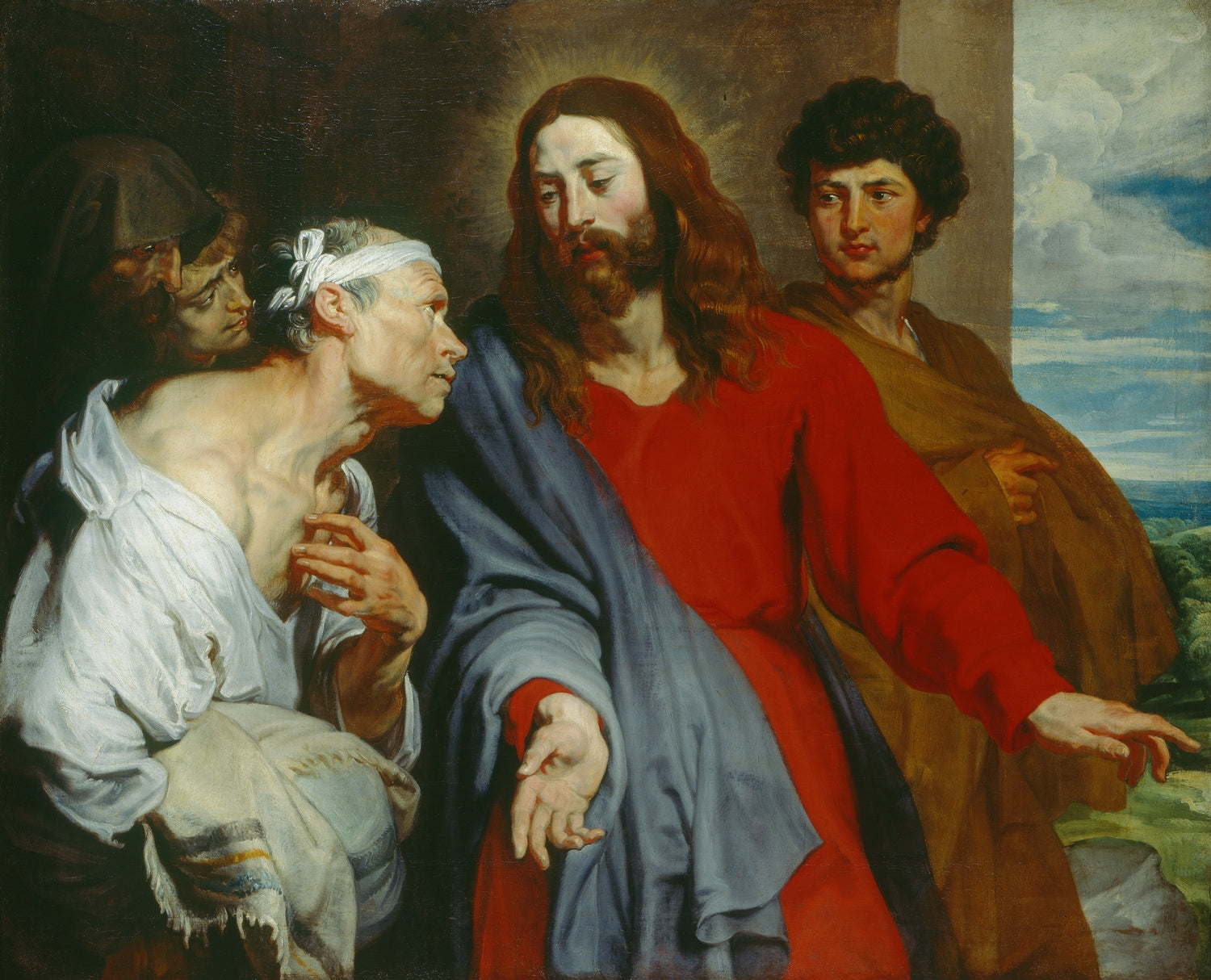 Le Christ guérit le paralytique - Antoine van Dyck