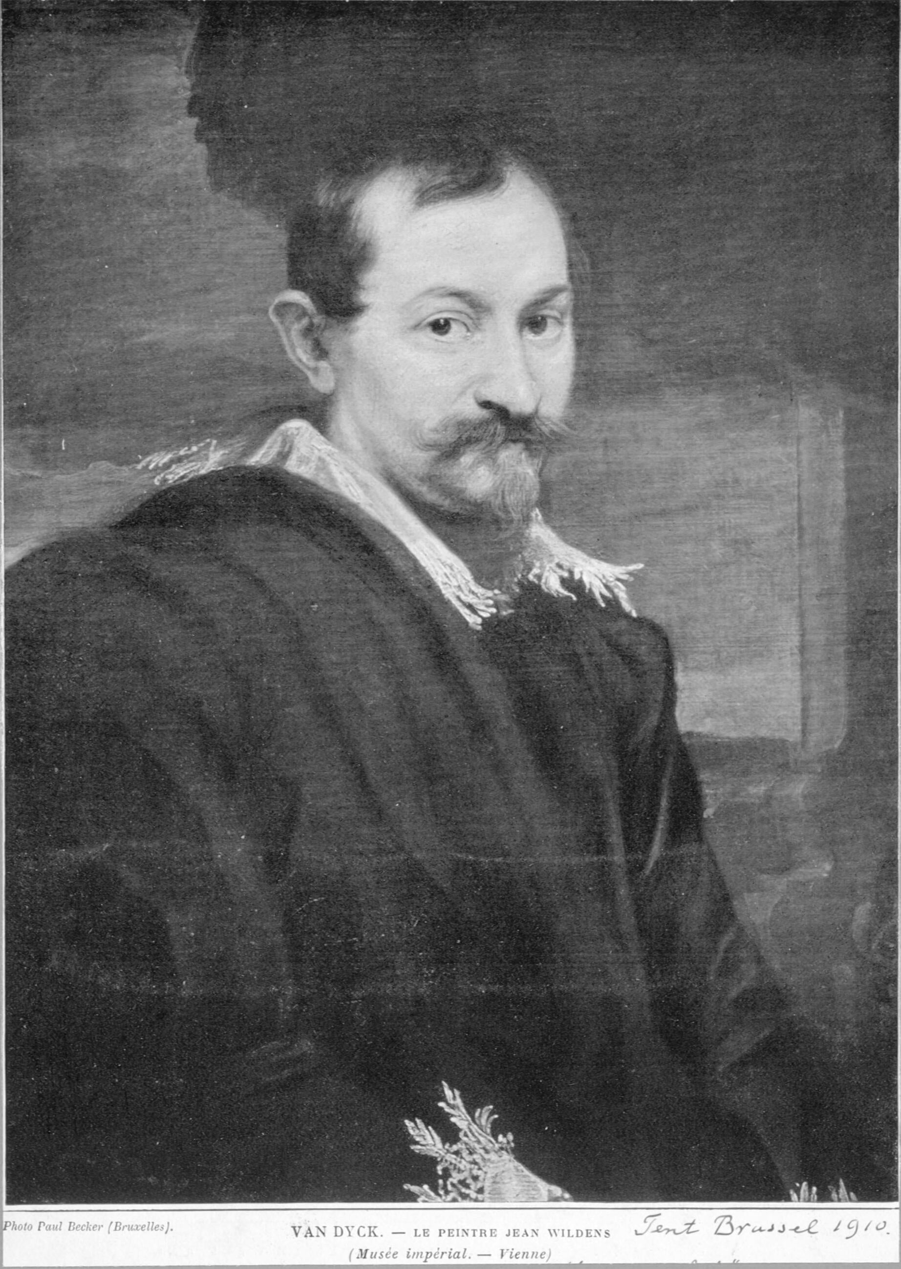 Portrait perdu de Jan Wildens - Antoine van Dyck