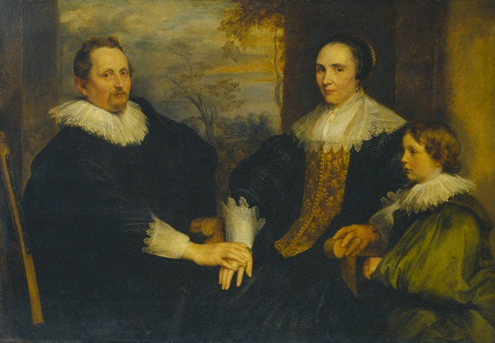 Portrait de Sebastiaan Leerse, de sa femme et de son fils - Antoine van Dyck