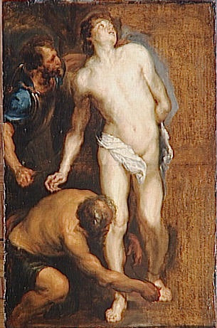 Étude pour le martyre de saint Sébastien - Antoine van Dyck