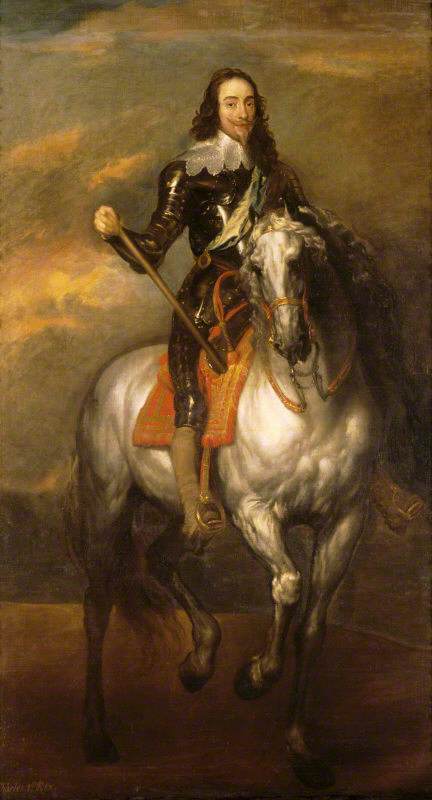 Le roi Charles Ier (1600-1649) à cheval - Antoine van Dyck