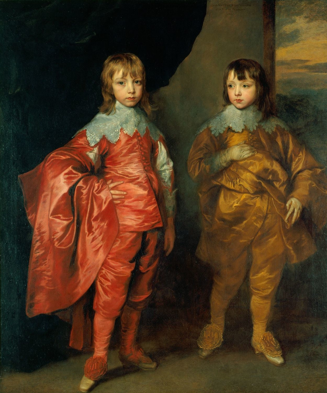 George Villiers, 2e duc de Buckingham, et Lord Francis Villiers - Antoine van Dyck