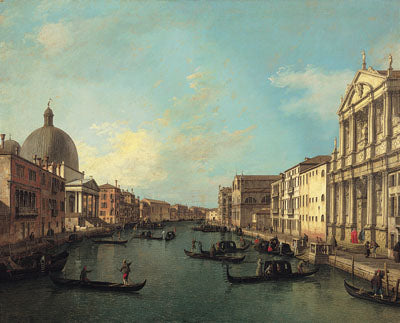 Le Grand Canal de Santa Maria di Nazareth vers Santa Croce - Canaletto
