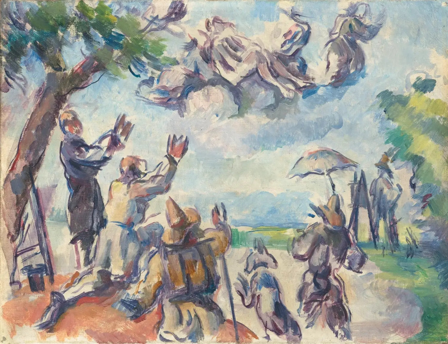 Reproduction du tableau « Apothéose de Delacroix - Paul Cézanne » par Alpha Reproduction en peinture à l’huile
