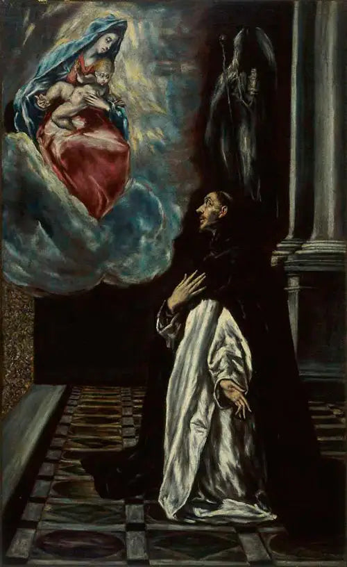 L’Apparition de la Vierge à Saint Hyacinthe - El Greco - Alpha Reproduction