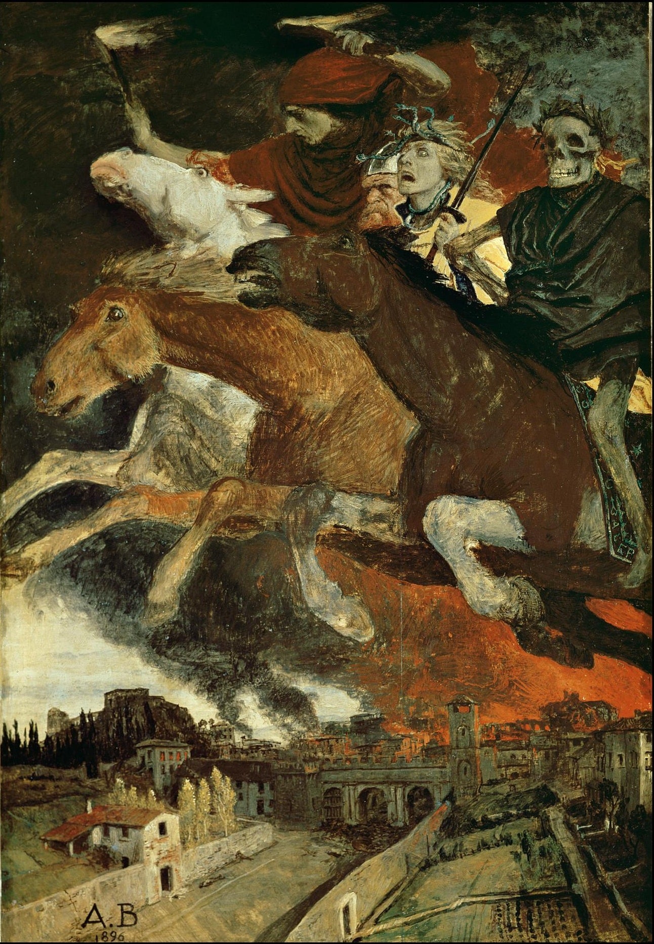 La Guerre - Arnold Böcklin