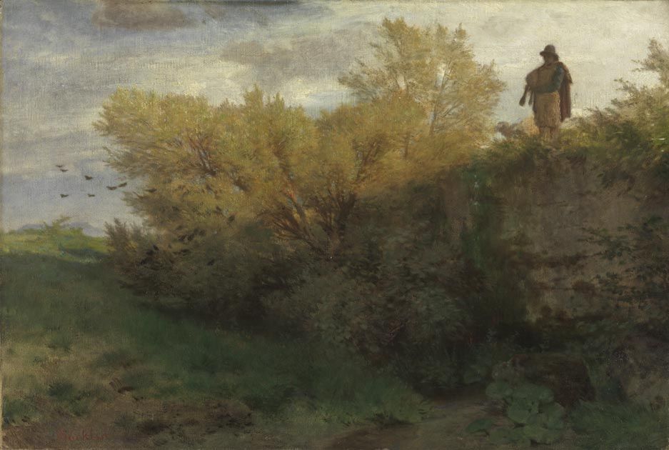 Joueur de cornemuse - Arnold Böcklin