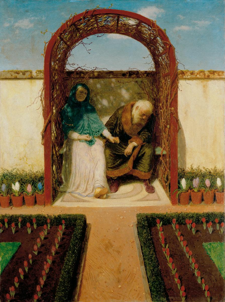 Sous la tonnelle - Arnold Böcklin