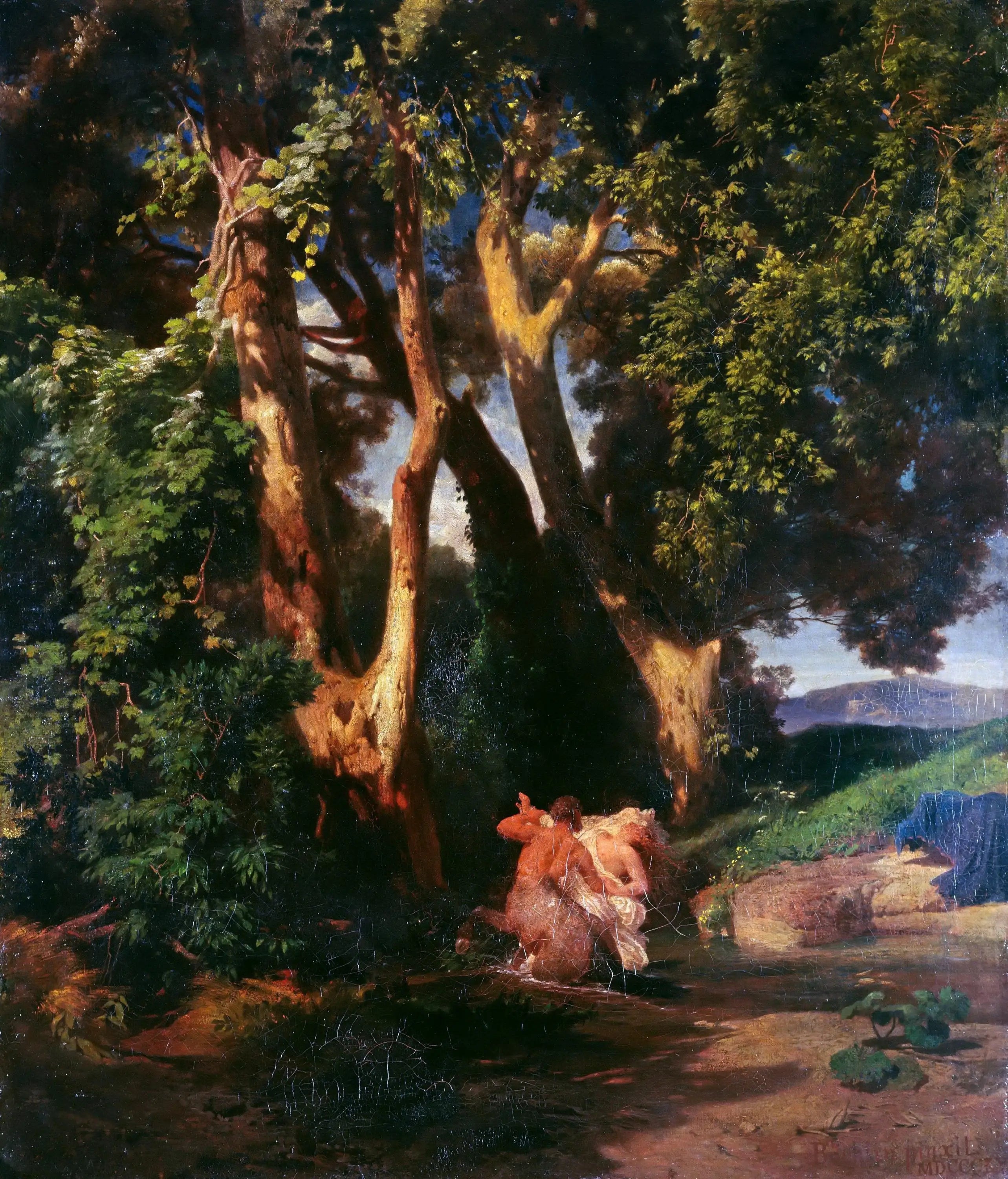 Centaure et Nymphe - Arnold Böcklin - Alpha Reproduction