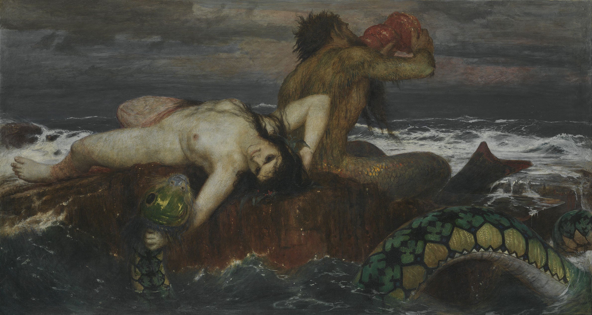 Triton et Néréide - Arnold Böcklin