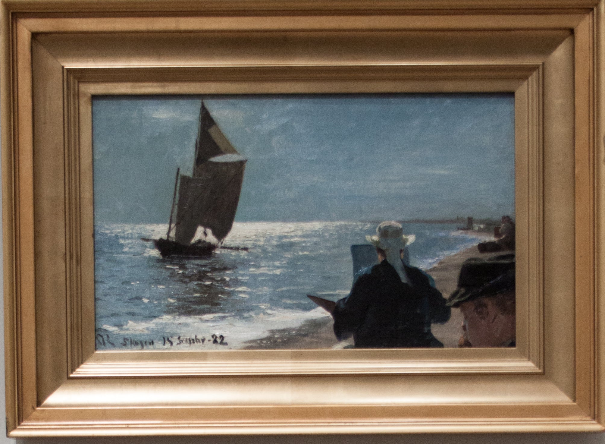 Artistes sur la plage sud de Skagen - Peder Severin Krøyer