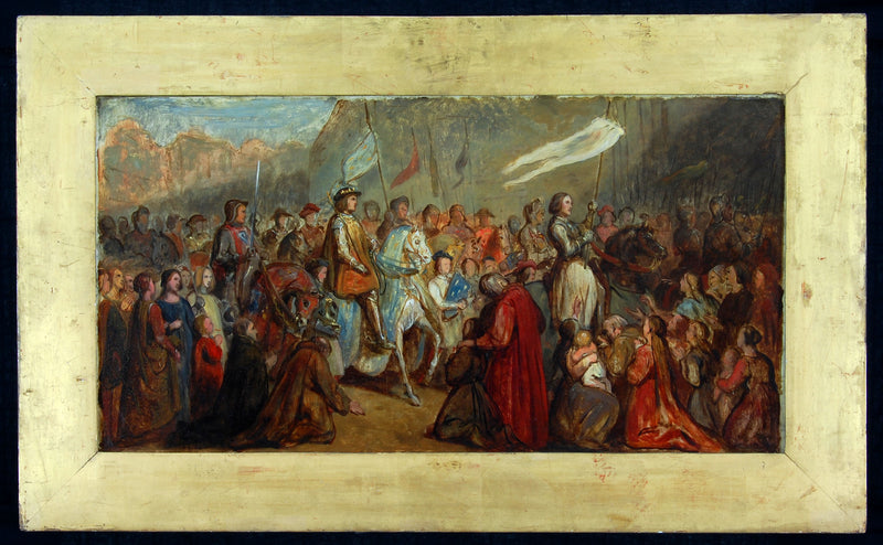 مدخل جان دارك وشارل السابع إلى ريمس - آري شيفر