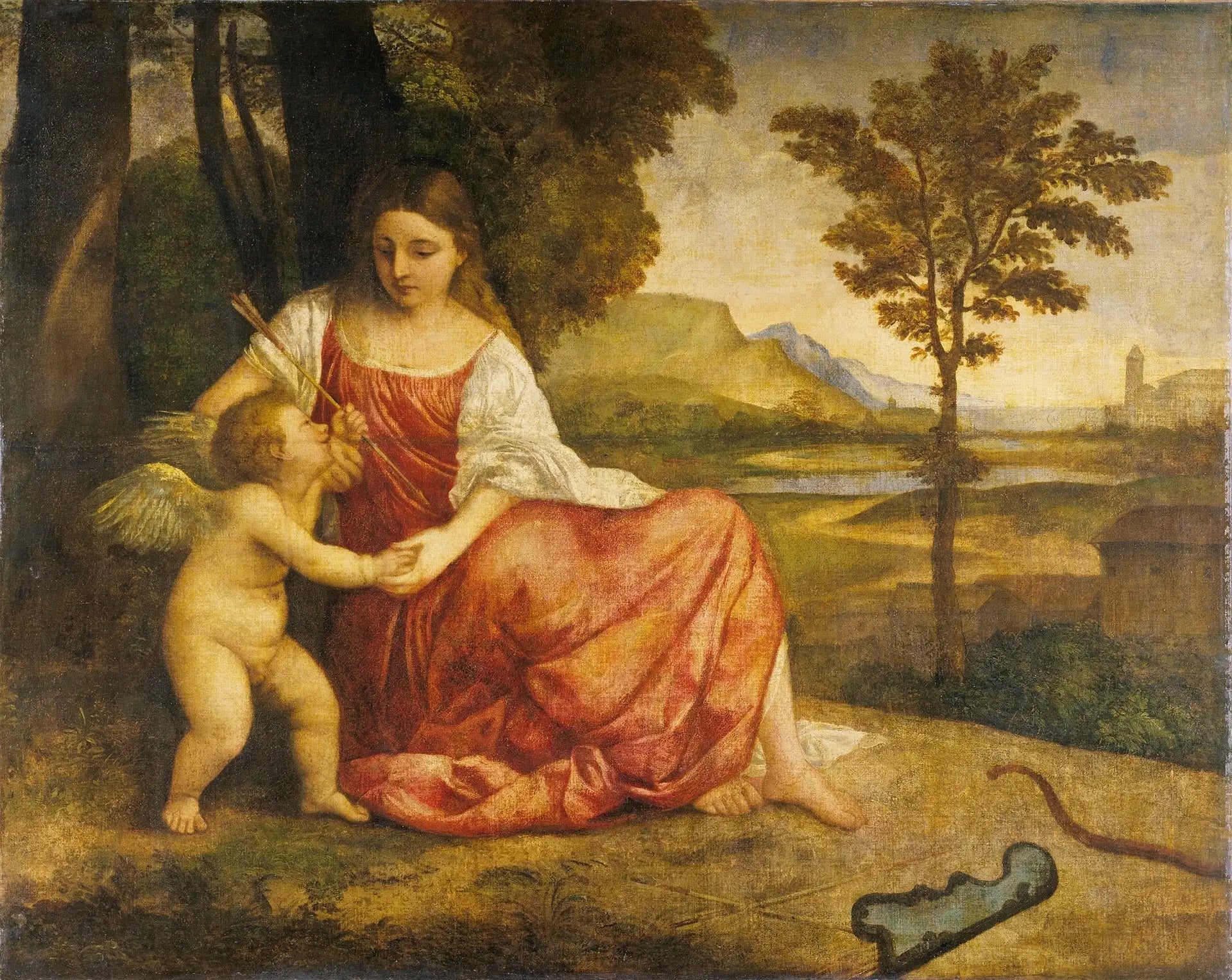 Vénus et Cupidon - Titian - Alpha Reproduction