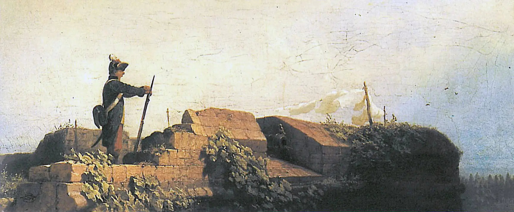 Sur le Bastion - Carl Spitzweg - Alpha Reproduction