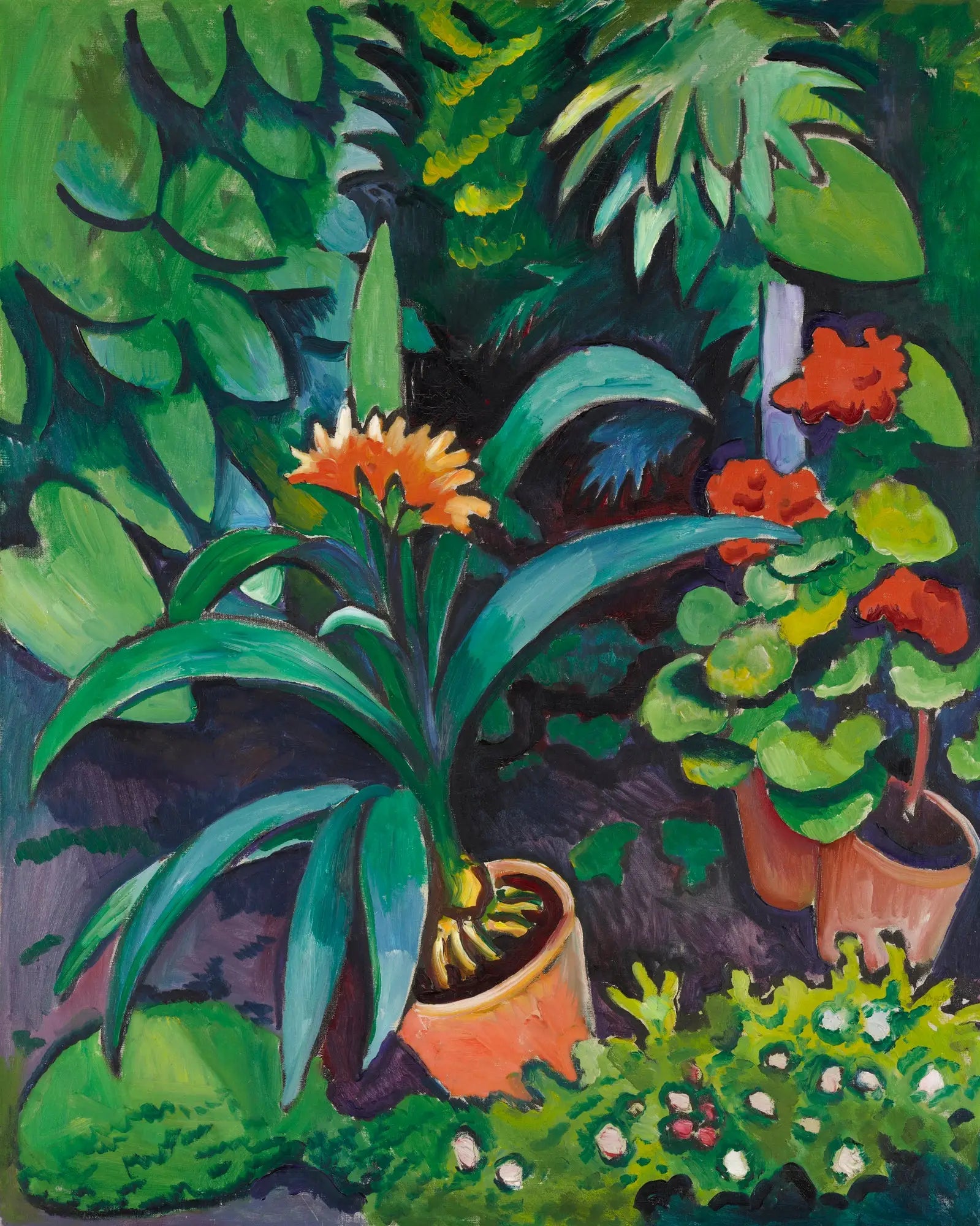 Reproduction du tableau « Q75402282 - August Macke » par Alpha Reproduction en peinture à l’huile