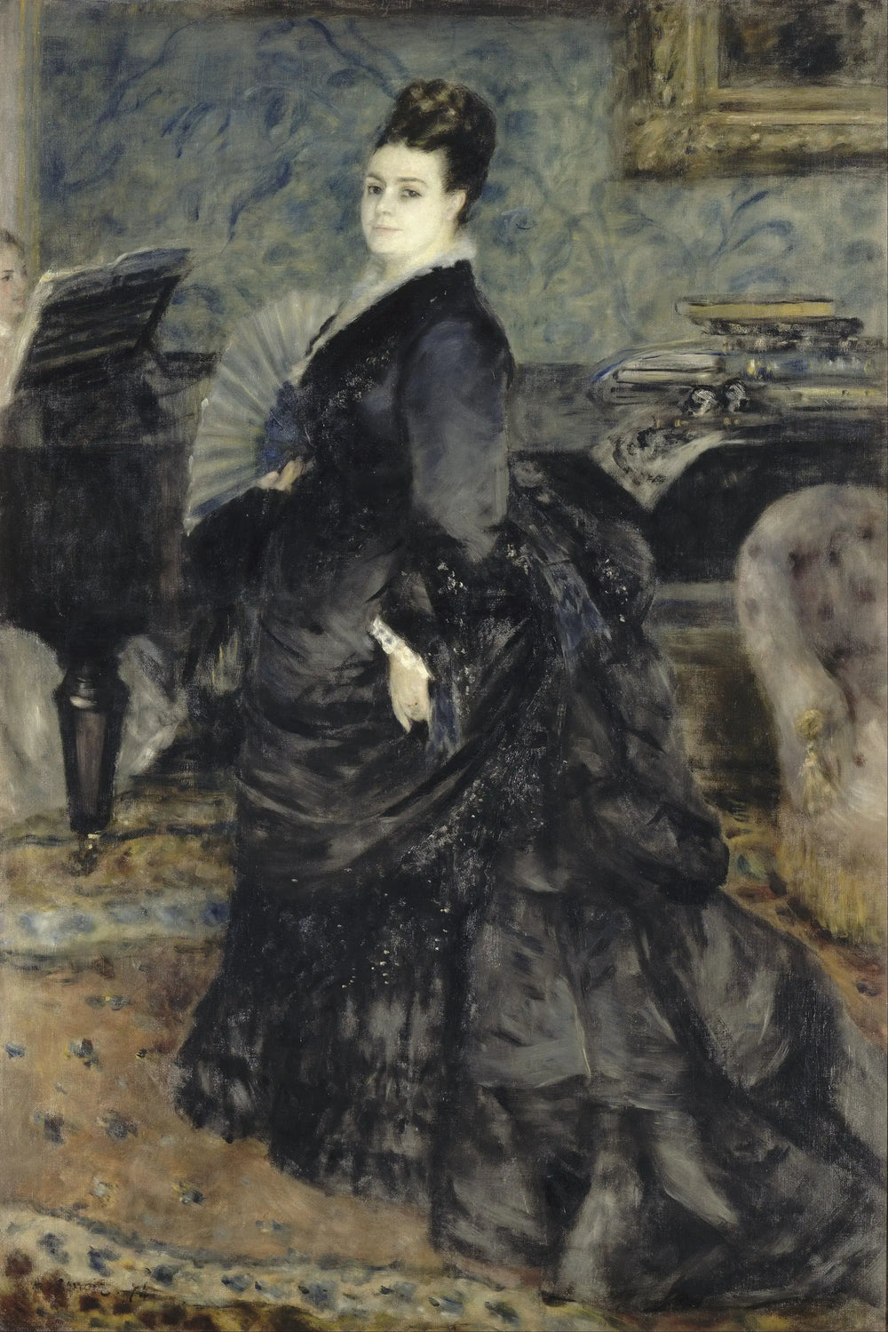 Reproduction du tableau « Portrait de femme, dit de Mme Georges Hartmann - Pierre-Auguste Renoir » par Alpha Reproduction en peinture à l’huile