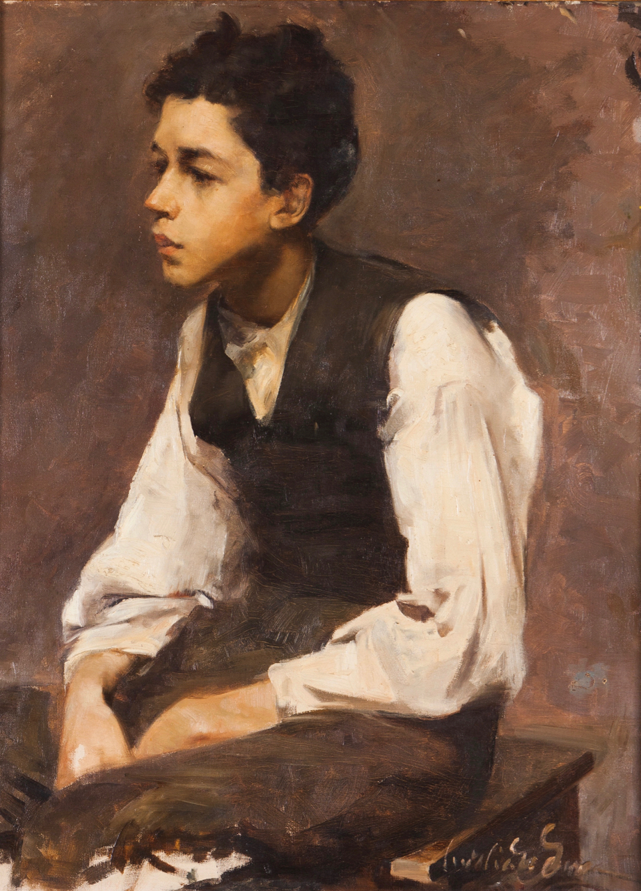 Portrait de jeune garçon, Aurélia de Sousa, 1910