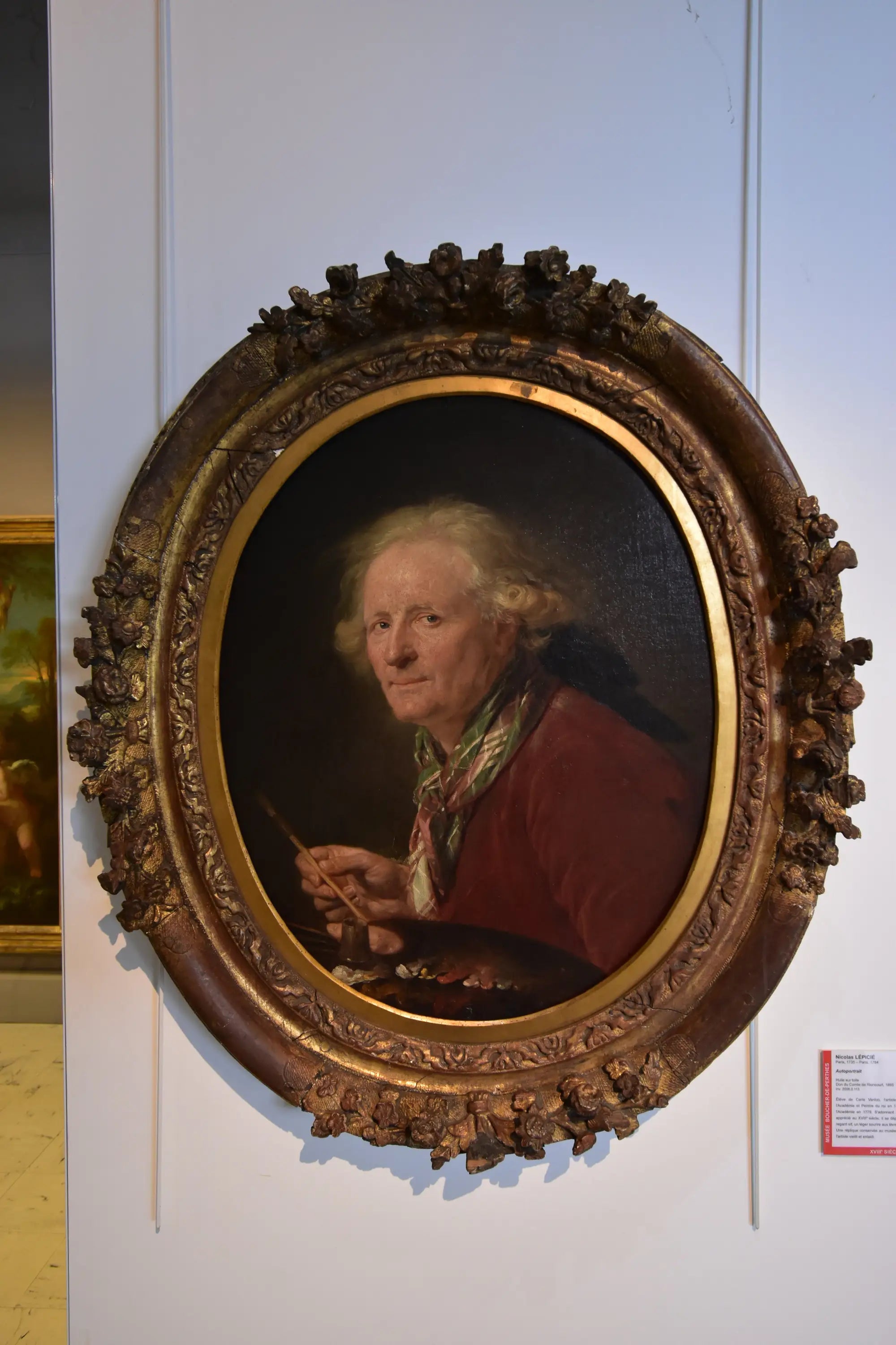 Autoportrait - Nicolas-Bernard Lépicié - Alpha Reproduction