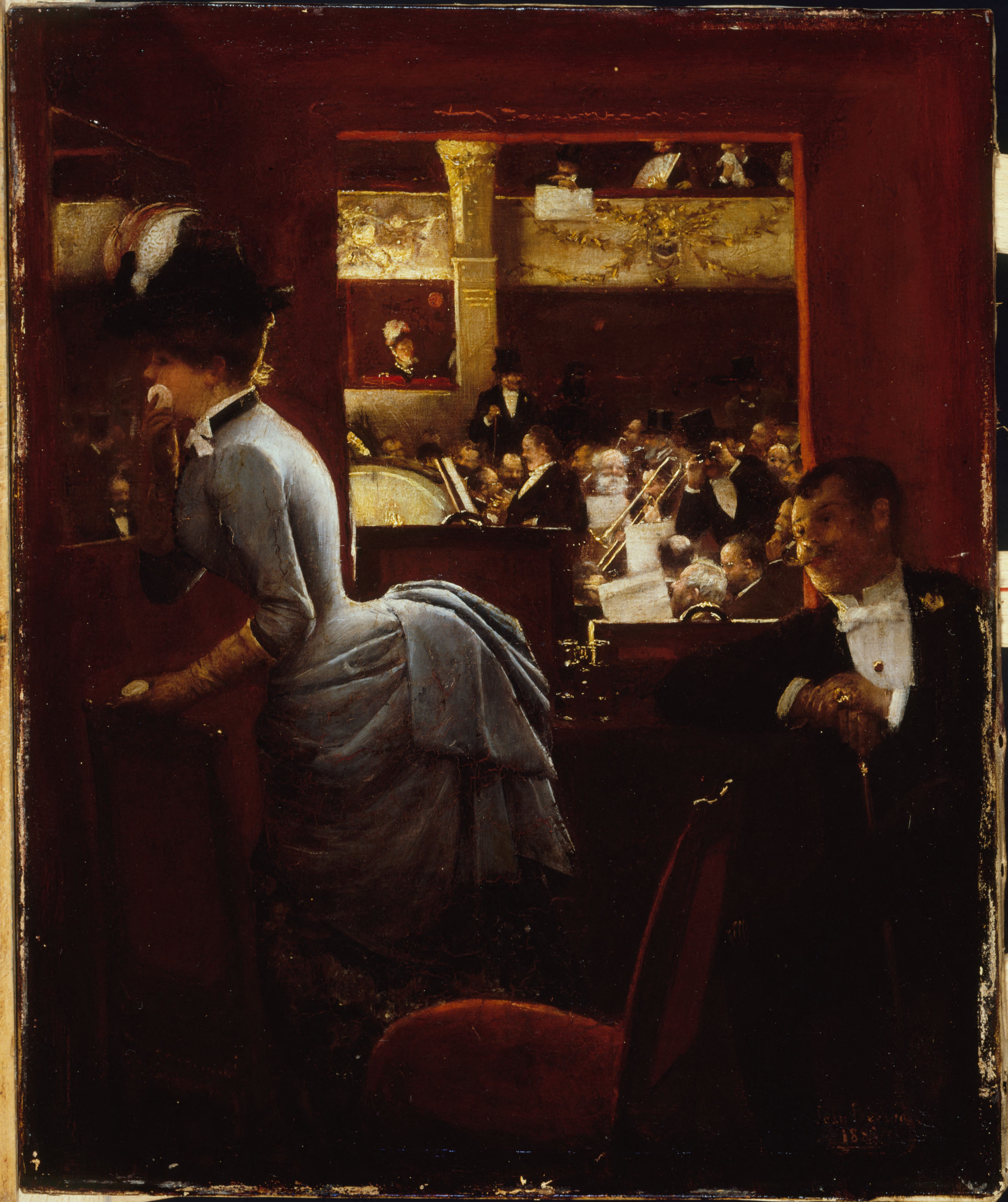 La Baignoire, au théâtre des Variétés - Jean Béraud