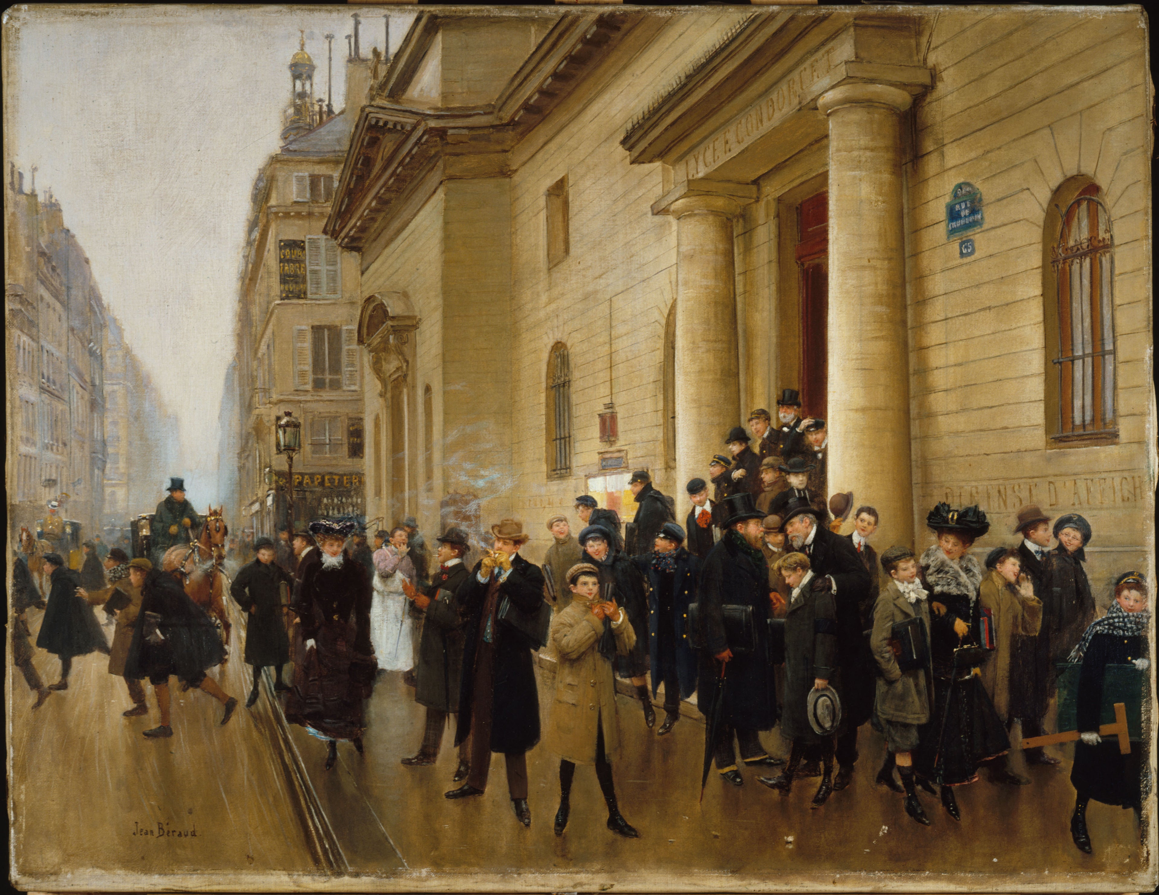 La Sortie du lycée Condorcet - Jean Béraud