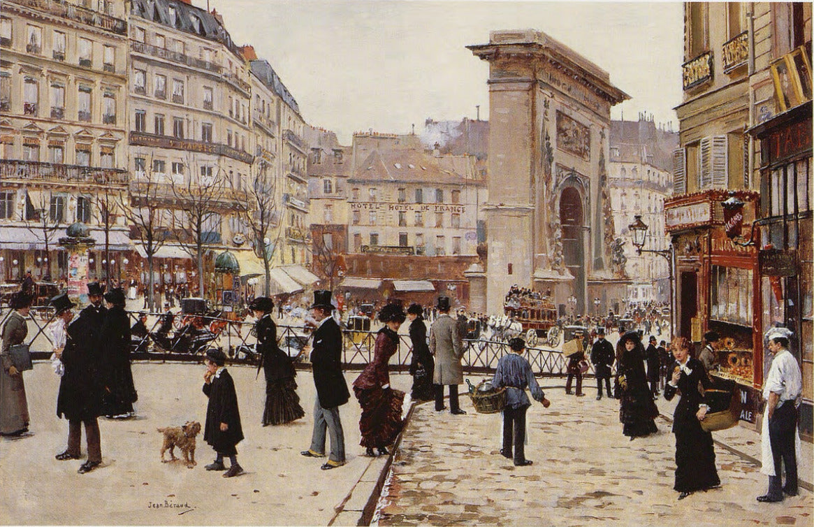 Le Boulevard Saint-Denis, Paris - Jean Béraud