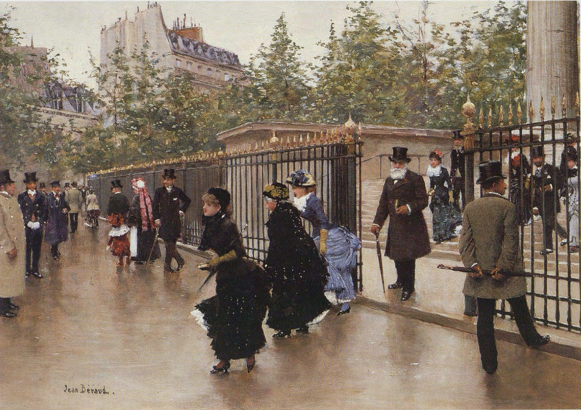 Sortant de la Madeleine - Jean Béraud
