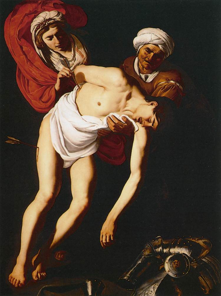 Saint Sébastien soigné par Sainte Irène et sa servante - Dirck van Baburen