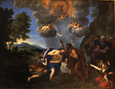 Le Baptême du Christ - Francesco Albani