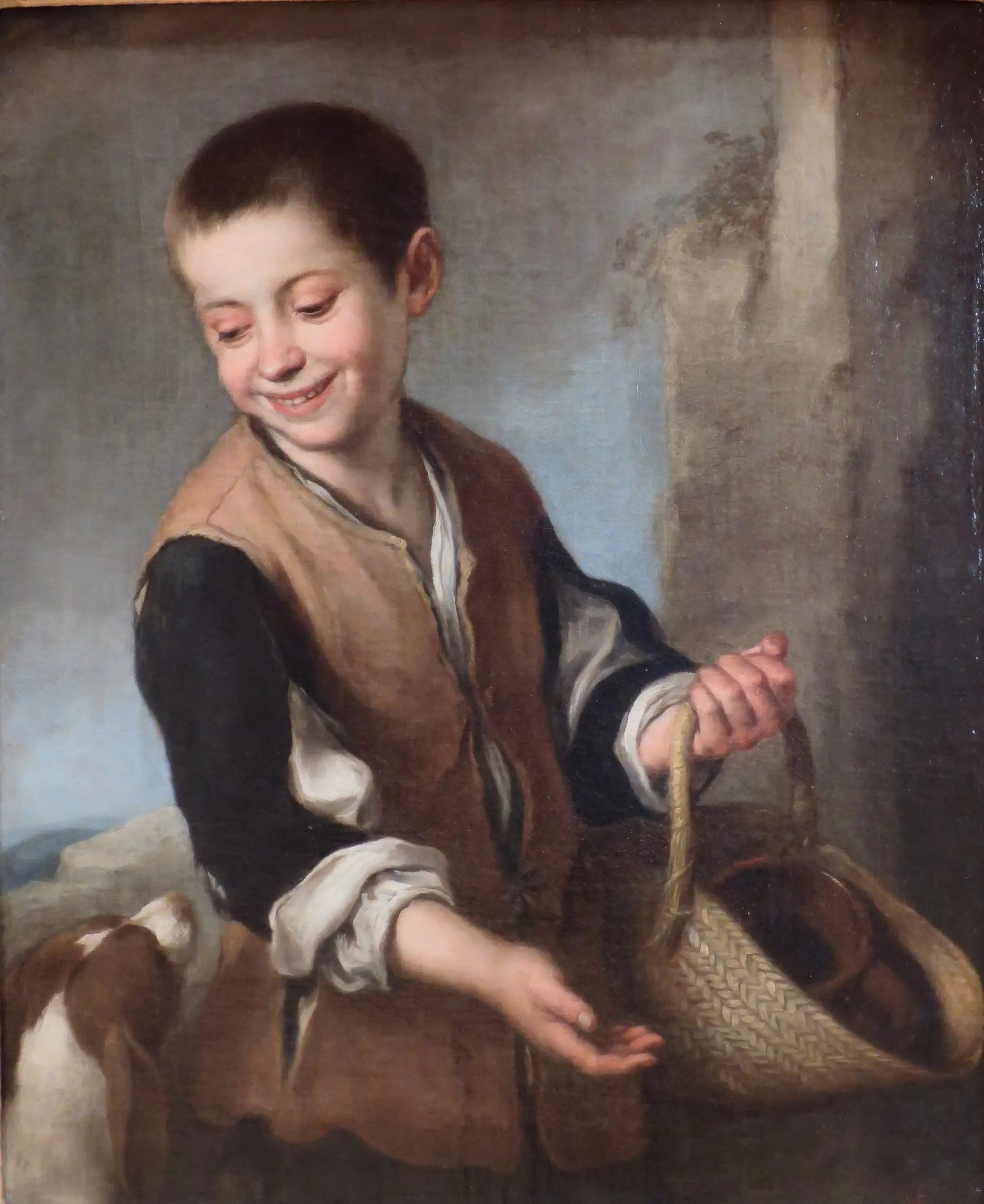 Garçon avec un chien - Bartolomé Esteban Murillo - Alpha Reproduction