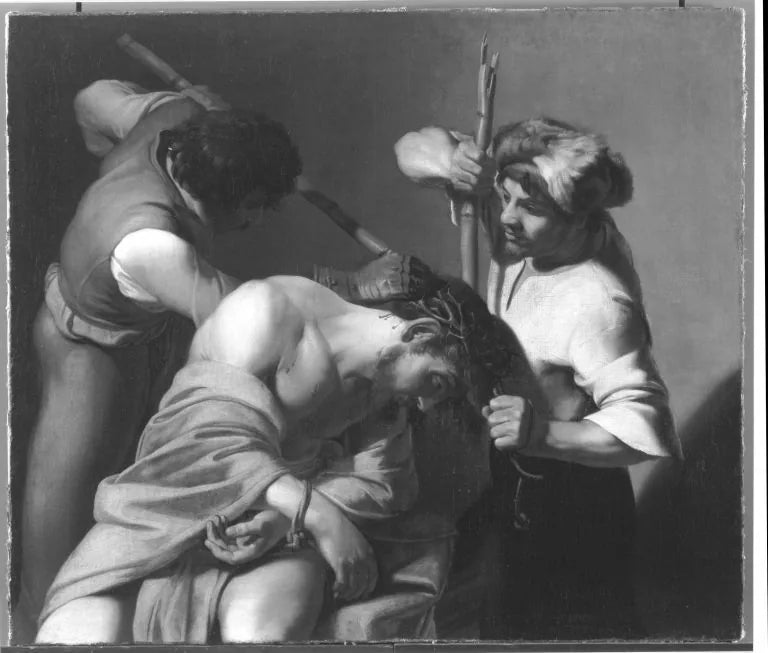 Dornenkrönung Christi - Bartolomeo Manfredi image 1 reproduction d’œuvre d’art à l’huile