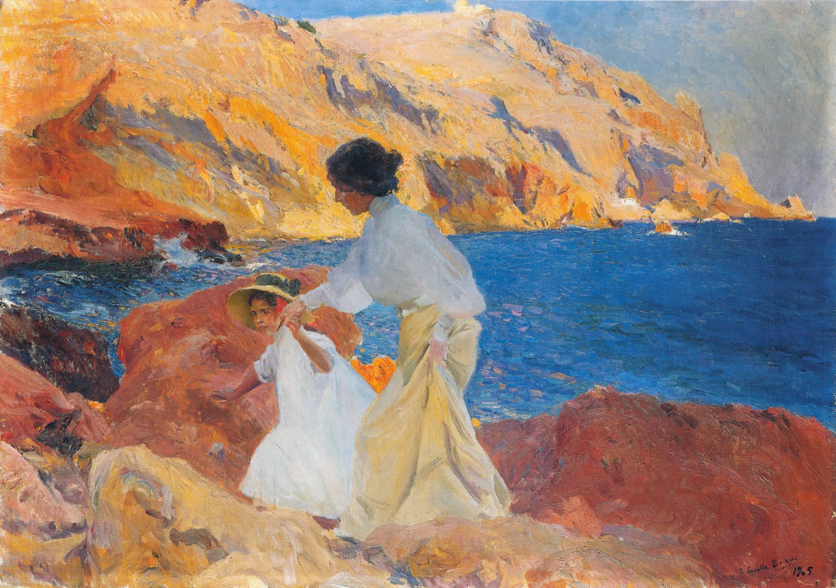 Reproduction du tableau « Q131580068 - Joaquín Sorolla » par Alpha Reproduction en peinture à l’huile