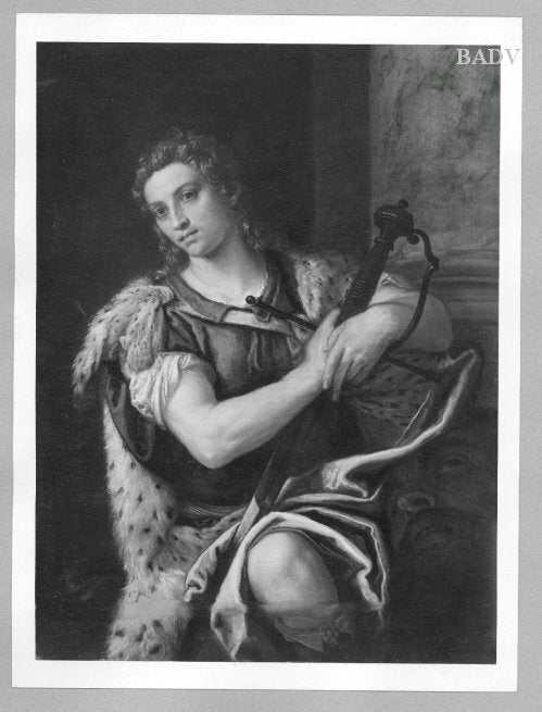 David avec la tête de Goliath - Paul Véronèse