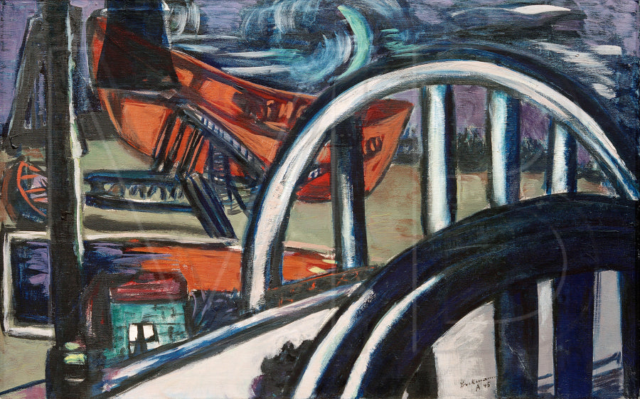 Bridge and Wharf (1945) - Max Beckmann