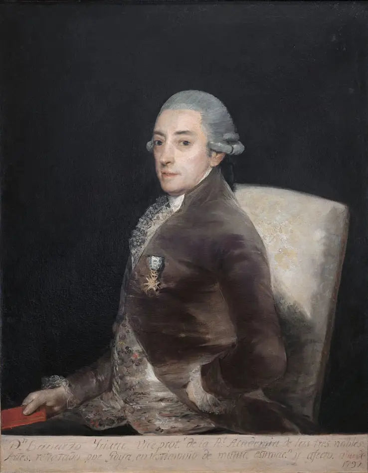 Reproduction du tableau « Portrait de Don Bernardo Iriarte - Francisco de Goya » par Alpha Reproduction en peinture à l’huile