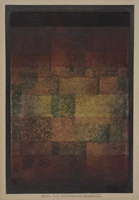 Contemplation des ruines de Bt. - Paul Klee