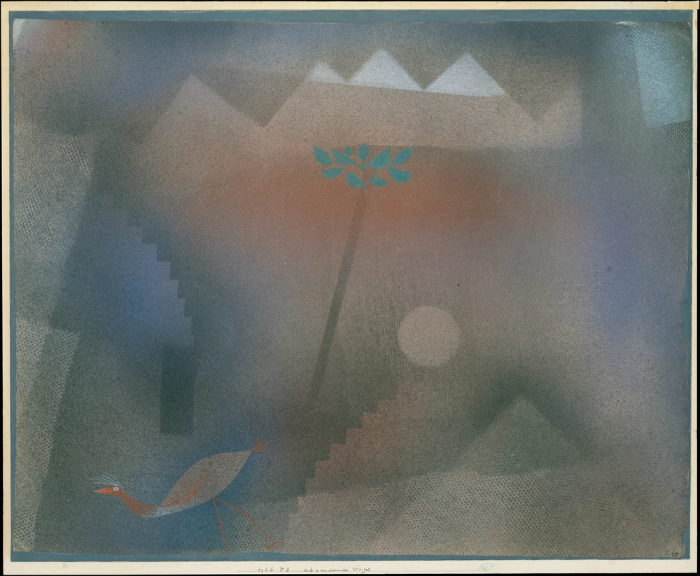 Oiseau errant - Paul Klee - Alpha Reproduction