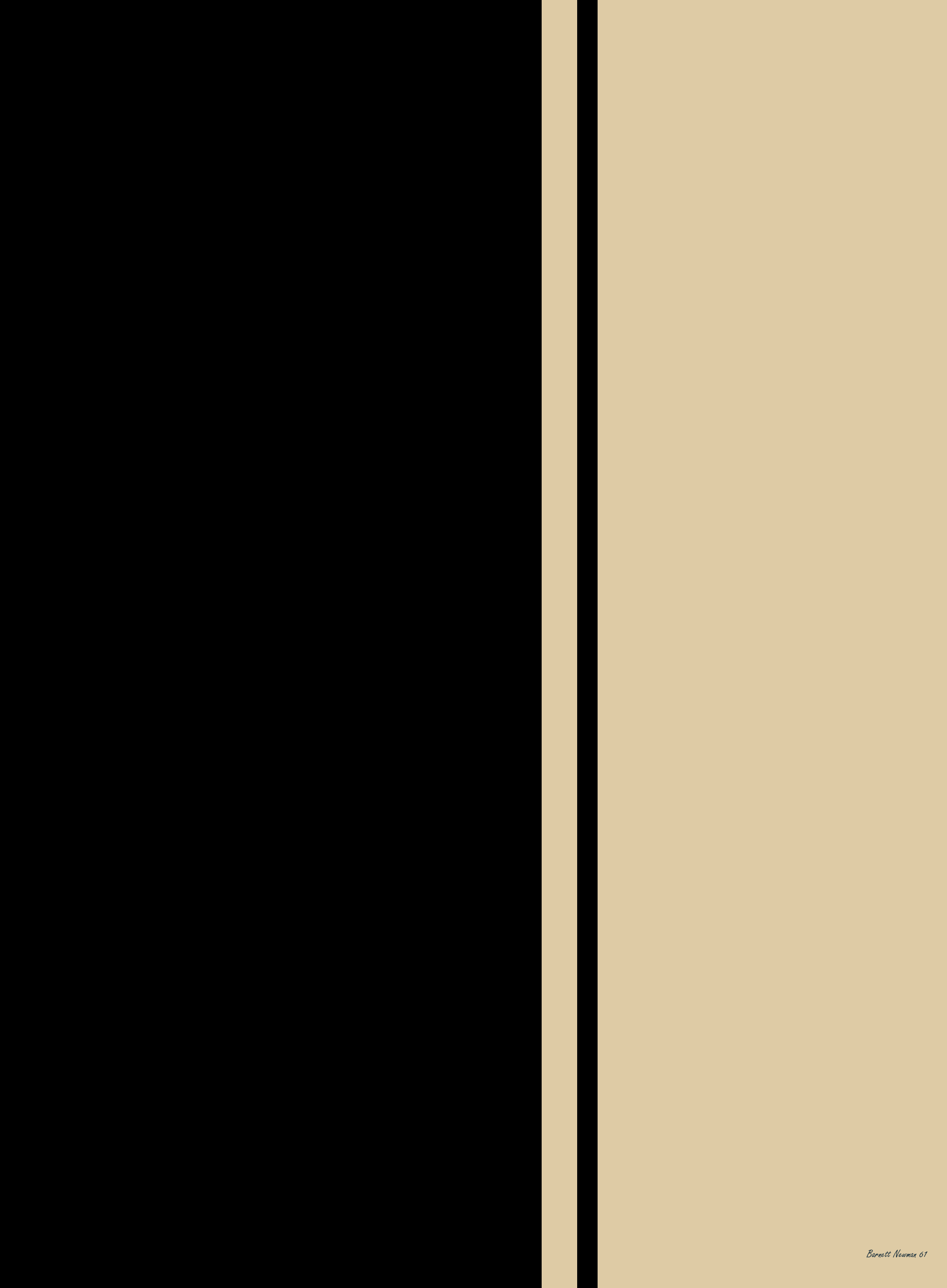 Feu Noir I - Barnett Newman