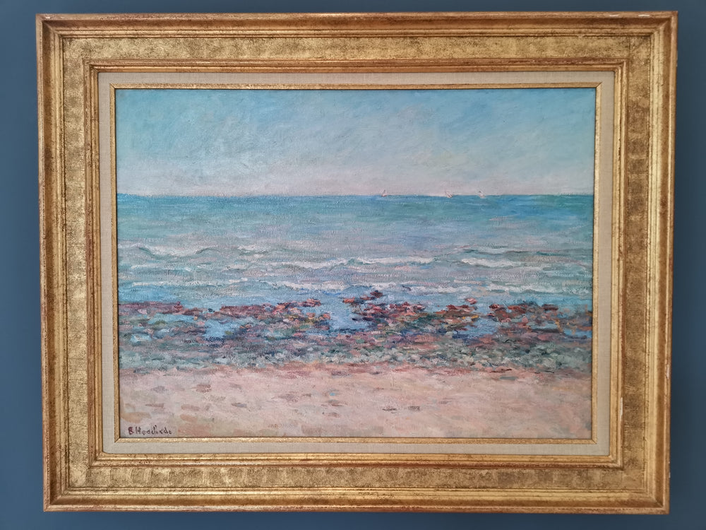Plage de la côte normande - Blanche Hoschedé Monet - Alpha Reproduction