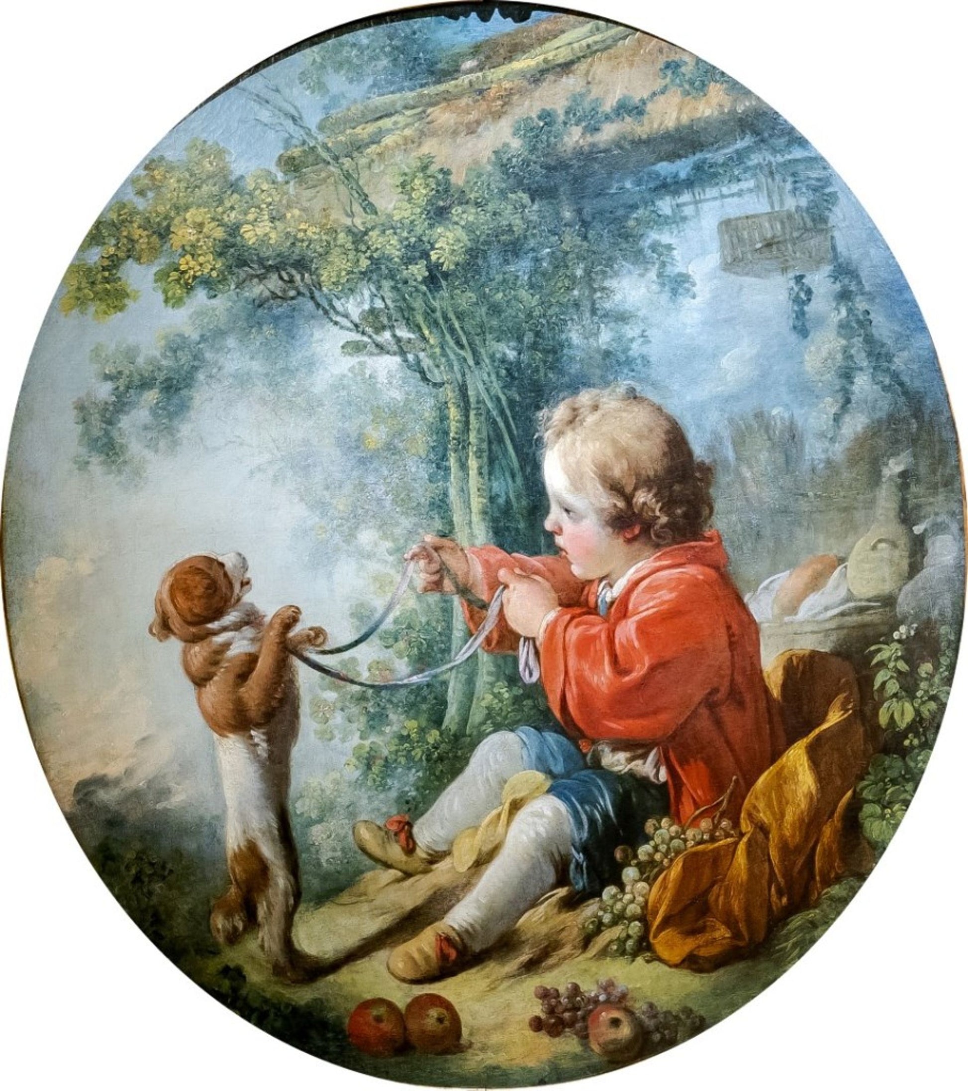 Le Chien savant - Jean-Honoré Fragonard