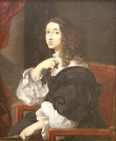 Portrait de la reine Christine de Suède - Sébastien Bourdon
