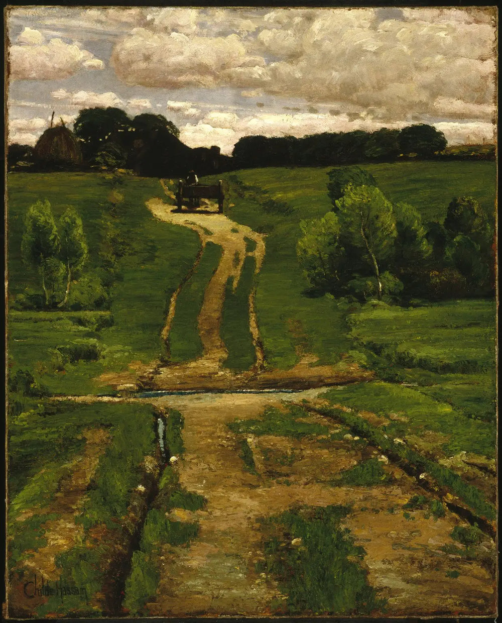 Une route secondaire - Childe Hassam - Alpha Reproduction