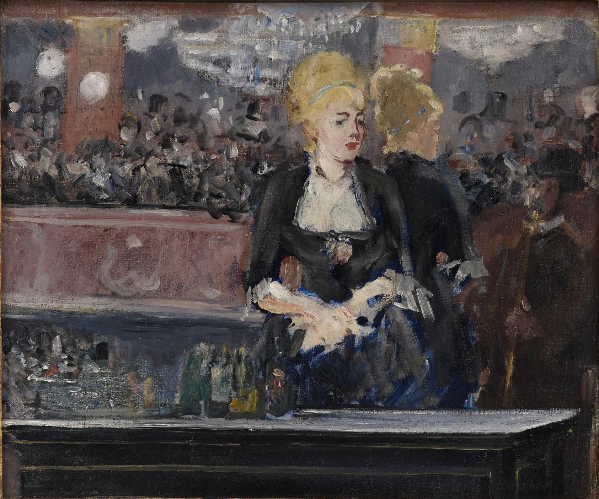 Reproduction du tableau « Un bar aux Folies-Bergère - Édouard Manet » par Alpha Reproduction en peinture à l’huile