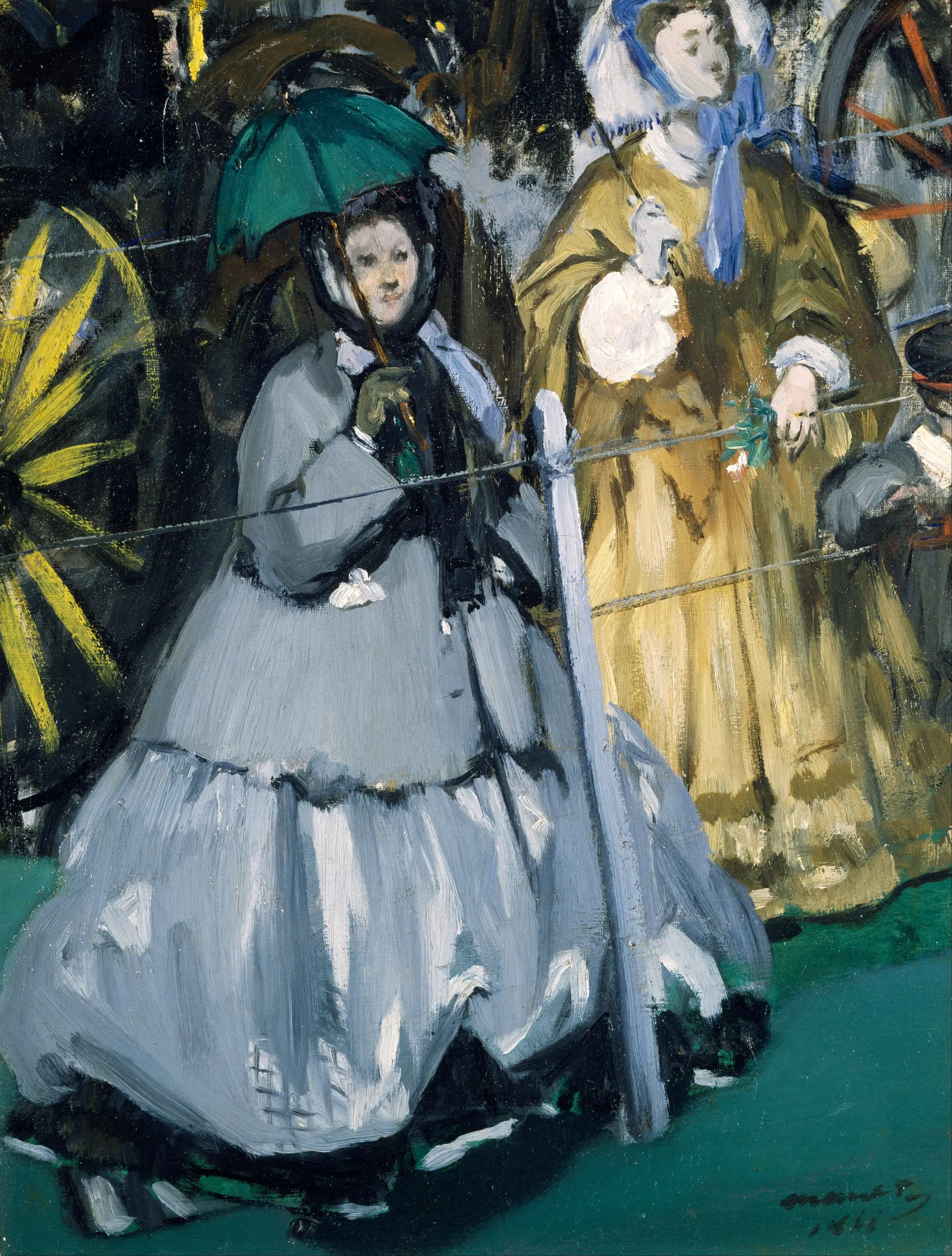 Reproduction du tableau « Les femmes aux courses - Édouard Manet » par Alpha Reproduction en peinture à l’huile