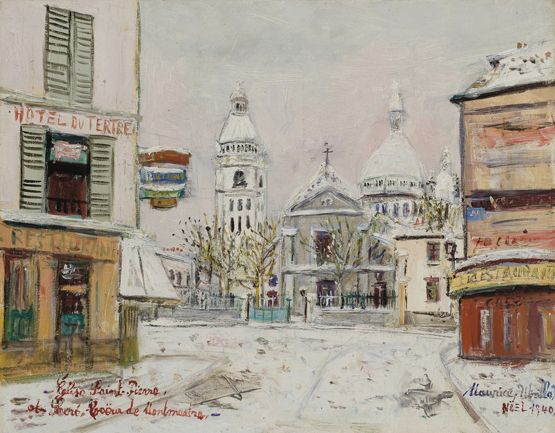 Église Saint-Pierre et Sacré-Cœur de Montmartre (1940) - Maurice Utrillo